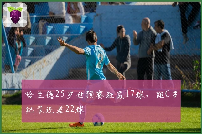 哈兰德25岁世预赛狂轰17球，距C罗纪录还差22球